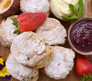 Scones (Fresh Baked) with Jam & Whipped Cream